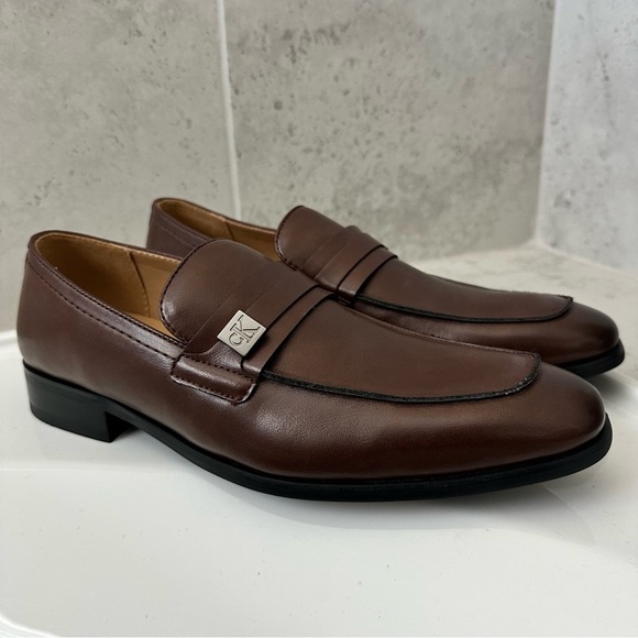 Calvin Klein Brown Men\'s Loafers Size 9 main image 14